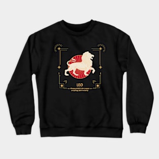 Leo Zodiac Sign Crewneck Sweatshirt